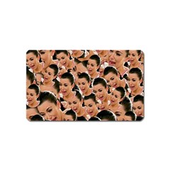 Crying Kim Kardashian Magnet (name Card) by Valentinaart