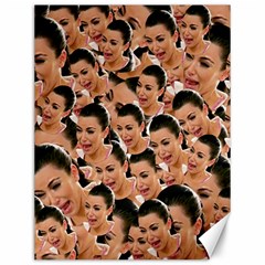 Crying Kim Kardashian Canvas 12  X 16  