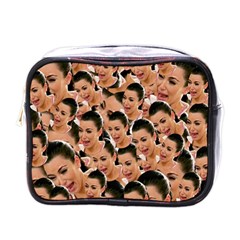 Crying Kim Kardashian Mini Toiletries Bags by Valentinaart