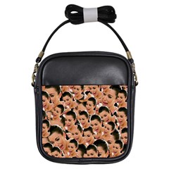 Crying Kim Kardashian Girls Sling Bags by Valentinaart