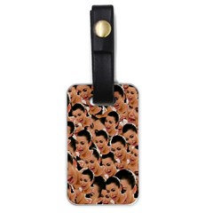 Crying Kim Kardashian Luggage Tags (one Side)  by Valentinaart