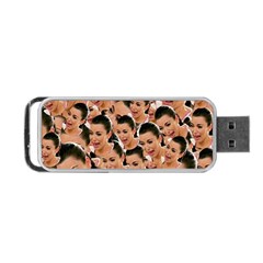 Crying Kim Kardashian Portable Usb Flash (one Side) by Valentinaart