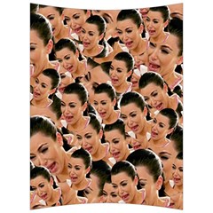 Crying Kim Kardashian Back Support Cushion by Valentinaart