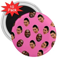 Crying Kim Kardashian 3  Magnets (10 Pack)  by Valentinaart