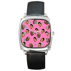 Crying Kim Kardashian Square Metal Watch by Valentinaart