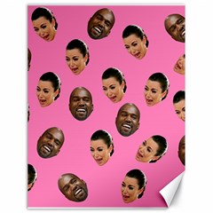 Crying Kim Kardashian Canvas 18  X 24   by Valentinaart