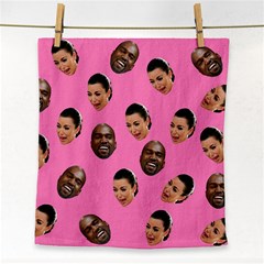 Crying Kim Kardashian Face Towel by Valentinaart