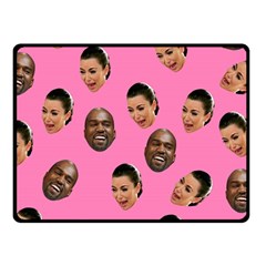 Crying Kim Kardashian Fleece Blanket (small) by Valentinaart