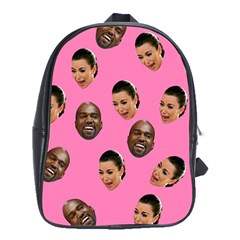 Crying Kim Kardashian School Bag (xl) by Valentinaart