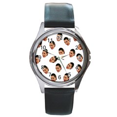 Crying Kim Kardashian Round Metal Watch by Valentinaart