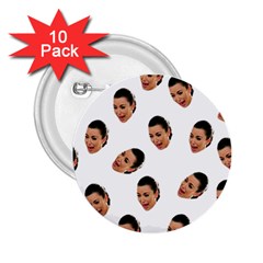 Crying Kim Kardashian 2 25  Buttons (10 Pack)  by Valentinaart