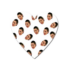 Crying Kim Kardashian Heart Magnet by Valentinaart