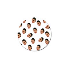 Crying Kim Kardashian Golf Ball Marker by Valentinaart