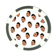 Crying Kim Kardashian Poker Chip Card Guard (10 Pack) by Valentinaart