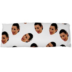 Crying Kim Kardashian Body Pillow Case (dakimakura) by Valentinaart