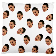 Crying Kim Kardashian Standard Flano Cushion Case (one Side) by Valentinaart