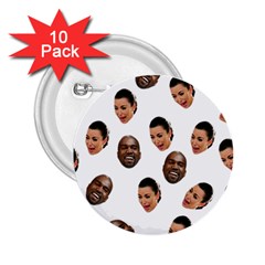 Crying Kim Kardashian 2 25  Buttons (10 Pack)  by Valentinaart