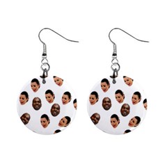 Crying Kim Kardashian Mini Button Earrings by Valentinaart