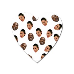 Crying Kim Kardashian Heart Magnet by Valentinaart