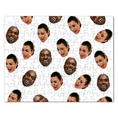 Crying Kim Kardashian Rectangular Jigsaw Puzzl by Valentinaart