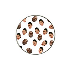 Crying Kim Kardashian Hat Clip Ball Marker by Valentinaart