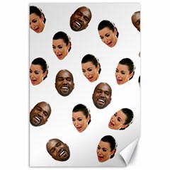 Crying Kim Kardashian Canvas 20  X 30   by Valentinaart