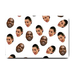 Crying Kim Kardashian Small Doormat  by Valentinaart