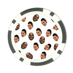 Crying Kim Kardashian Poker Chip Card Guard (10 Pack) by Valentinaart