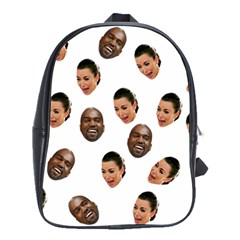 Crying Kim Kardashian School Bag (large) by Valentinaart