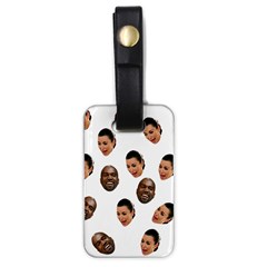 Crying Kim Kardashian Luggage Tags (one Side)  by Valentinaart