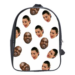 Crying Kim Kardashian School Bag (xl) by Valentinaart