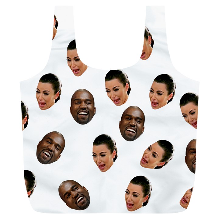 Crying Kim Kardashian Full Print Recycle Bags (L) 