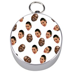 Crying Kim Kardashian Silver Compasses by Valentinaart