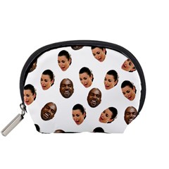 Crying Kim Kardashian Accessory Pouches (small)  by Valentinaart