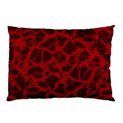 Red Earth Texture Pillow Case (two Sides) by LoolyElzayat