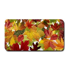 Autumn Fall Leaves Medium Bar Mats by LoolyElzayat