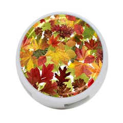 Autumn Fall Leaves 4-port Usb Hub (two Sides)  by LoolyElzayat