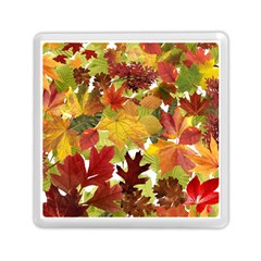 Autumn Fall Leaves Memory Card Reader (square)  by LoolyElzayat