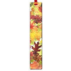 Autumn Fall Leaves Large Book Marks by LoolyElzayat