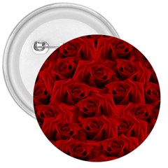 Romantic Red Rose 3  Buttons by LoolyElzayat