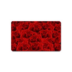 Romantic Red Rose Magnet (name Card) by LoolyElzayat