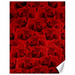 Romantic Red Rose Canvas 12  X 16   by LoolyElzayat