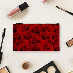 Romantic Red Rose Cosmetic Bag (small)  by LoolyElzayat