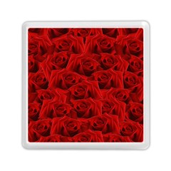 Romantic Red Rose Memory Card Reader (square)  by LoolyElzayat