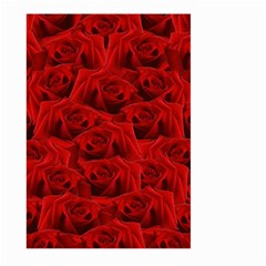 Romantic Red Rose Large Garden Flag (two Sides) by LoolyElzayat