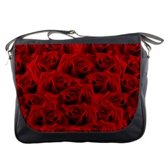 Romantic Red Rose Messenger Bags by LoolyElzayat