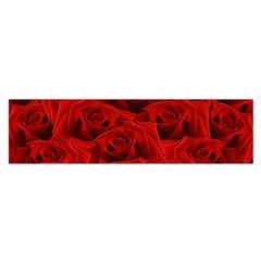 Romantic Red Rose Satin Scarf (oblong) by LoolyElzayat