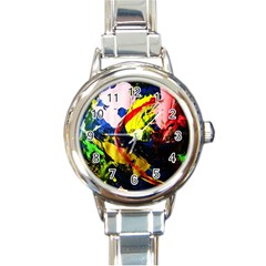 Global Warming 2 Round Italian Charm Watch by bestdesignintheworld