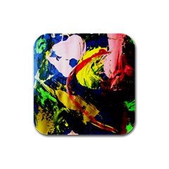 Global Warming 2 Rubber Square Coaster (4 Pack)  by bestdesignintheworld