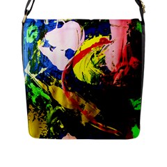 Global Warming 2 Flap Messenger Bag (l)  by bestdesignintheworld